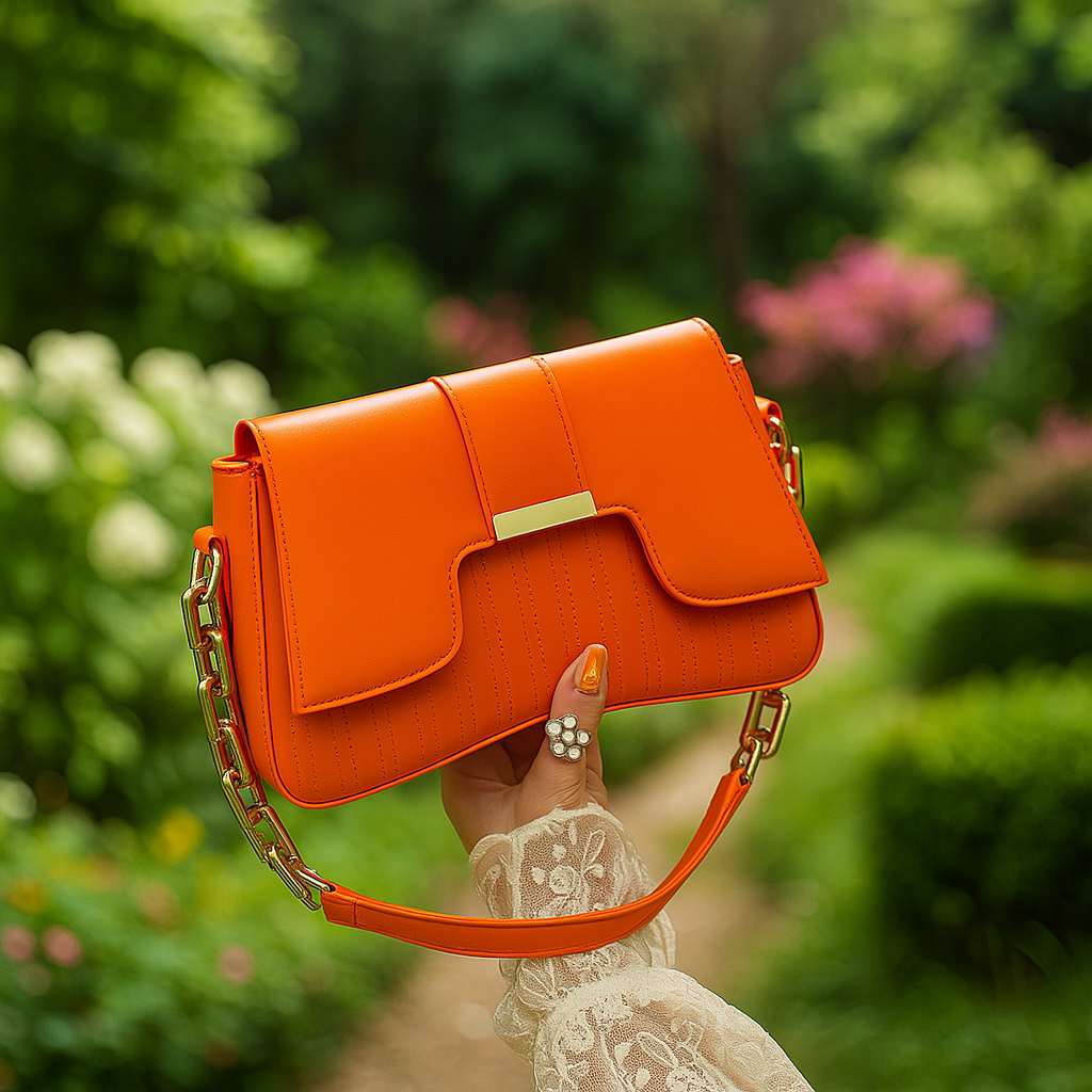 Moderne Flap-Schultertasche – Verschiedene Farben verfügbar