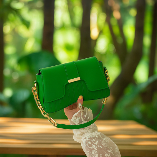 Moderne Flap-Schultertasche – Verschiedene Farben verfügbar