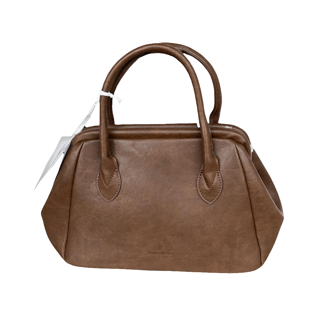 Elegante Damen Handtasche, erhältlich in Braun und Bordeaux