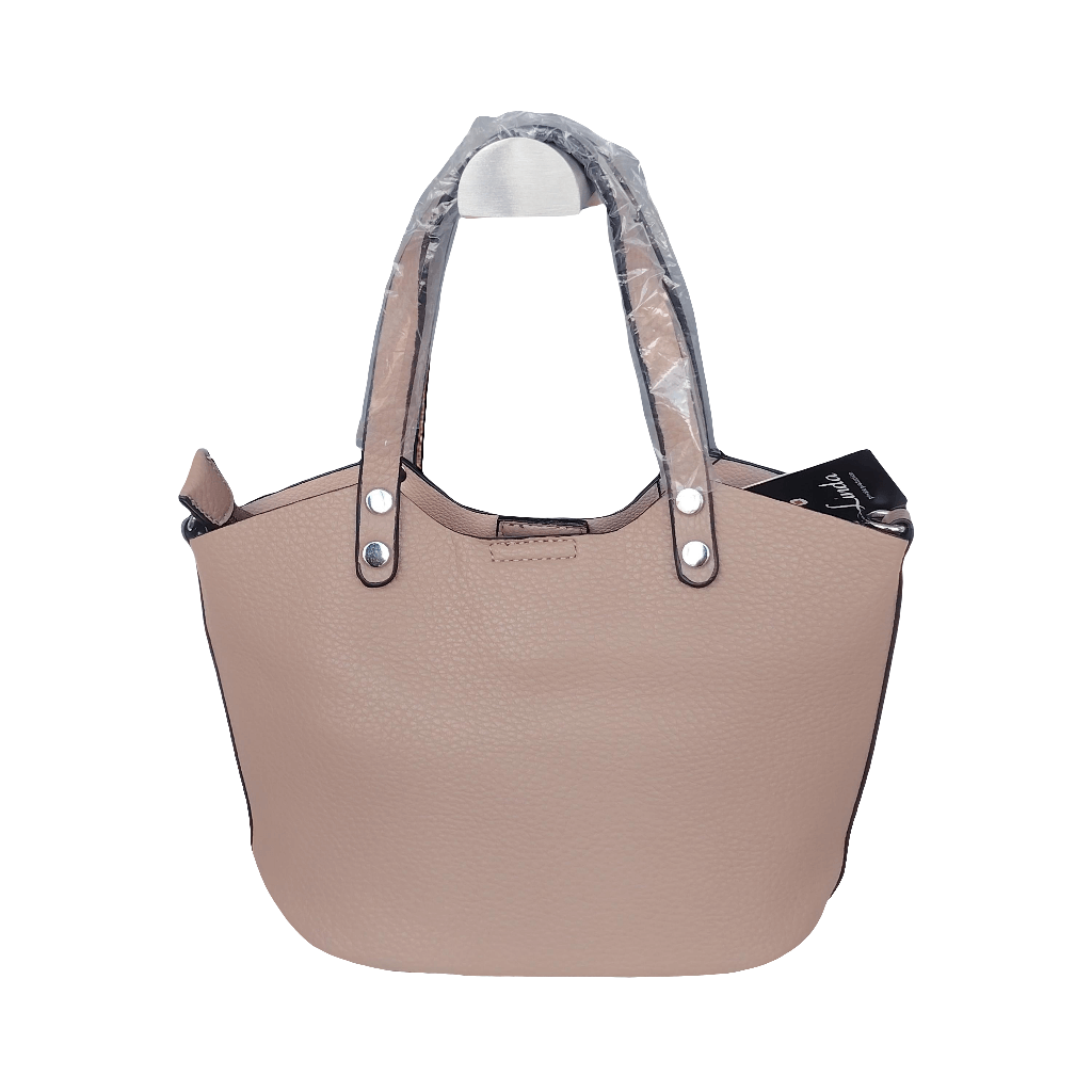 Kompakte Damen Handtasche – Weiß, Beige,Blau, Rosa, Schwarz, Mintgrün & Marineblau