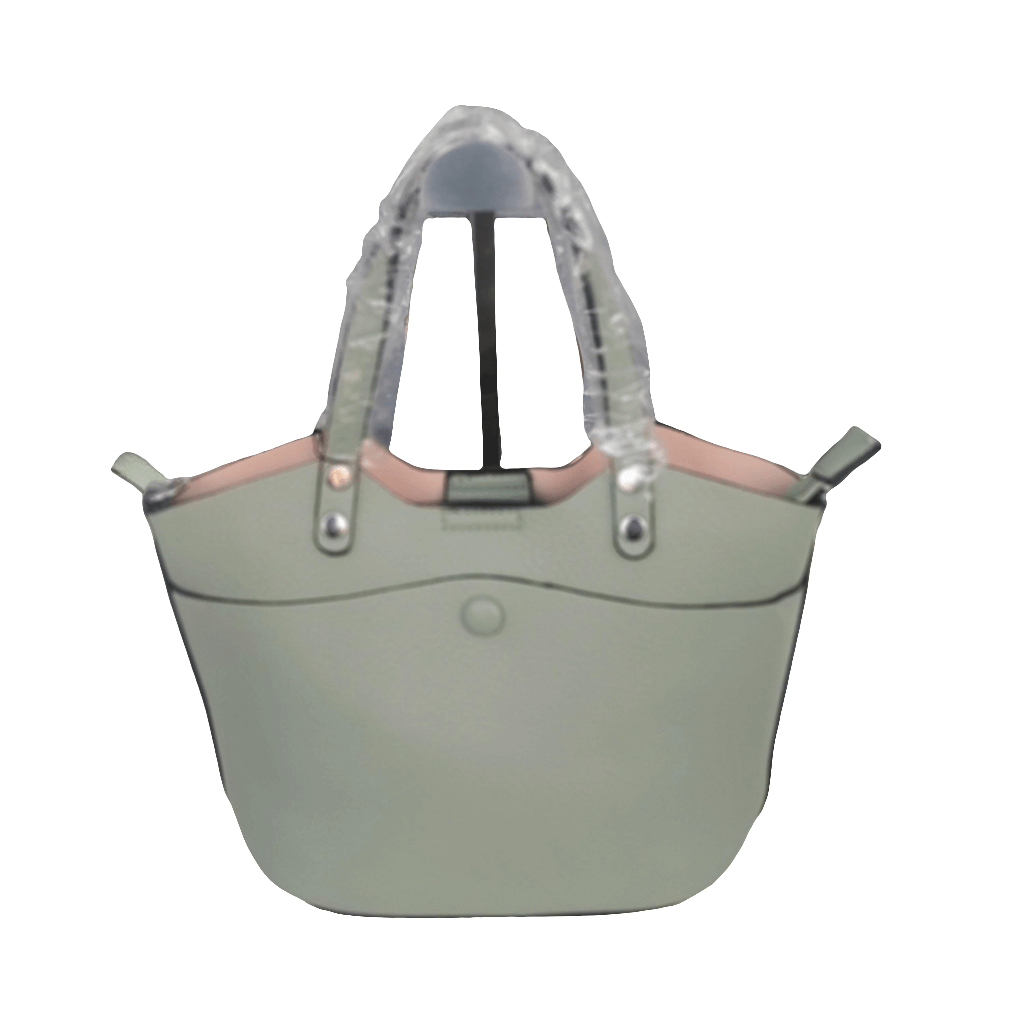 Kompakte Damen Handtasche – Weiß, Beige,Blau, Rosa, Schwarz, Mintgrün & Marineblau
