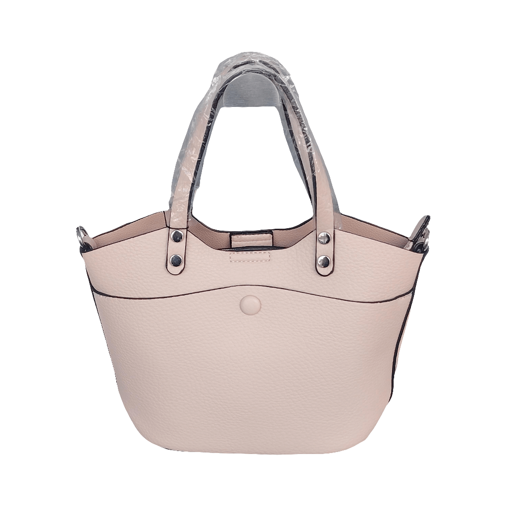 Kompakte Damen Handtasche – Weiß, Beige,Blau, Rosa, Schwarz, Mintgrün & Marineblau