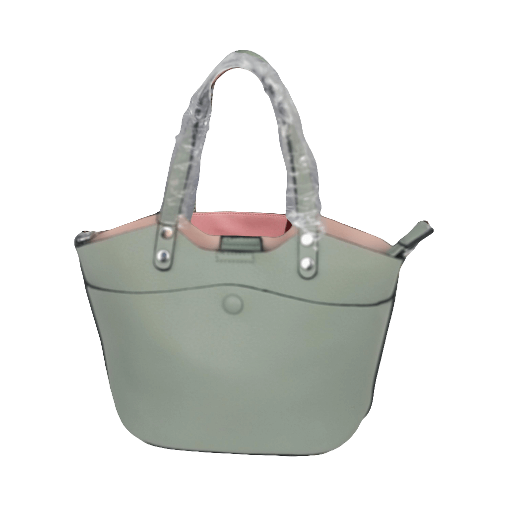 Kompakte Damen Handtasche – Weiß, Beige,Blau, Rosa, Schwarz, Mintgrün & Marineblau