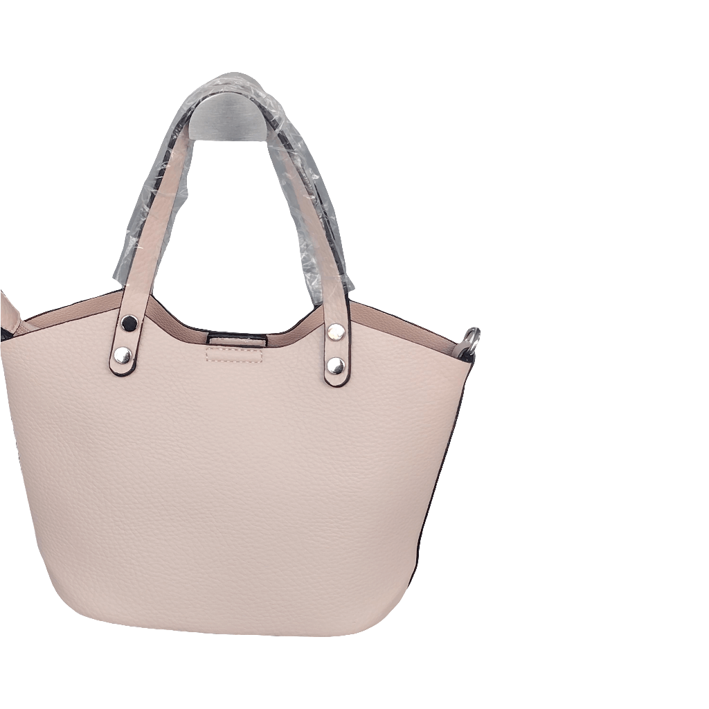 Kompakte Damen Handtasche – Weiß, Beige,Blau, Rosa, Schwarz, Mintgrün & Marineblau