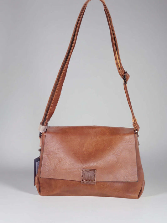 Damen Messenger Crossbody – Braun, Gelb, Rosa, Grün & Rot