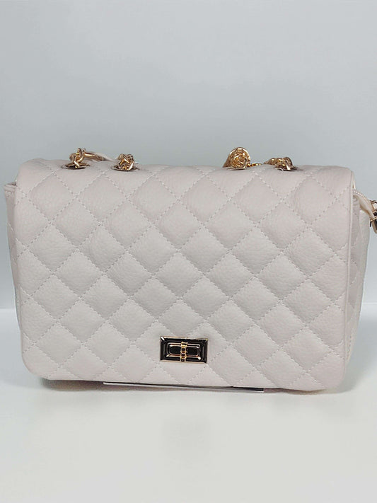 Klassische Umhängetasche mit Kettenriemen